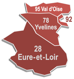 Compétence huissier départements (28, 78, 92, 95)